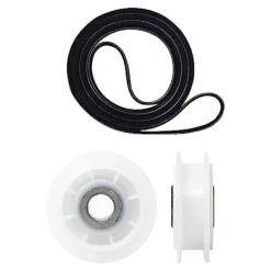 Torktumlare-661570 & 279640 & W10837240 Torktumlare Rem och Remskiva Kit Ersättningsdelar, Ersättning av slitdelar för torktumlare