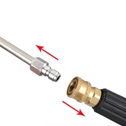 HEET Högtryckstvättar-25° /90° Högtrycksspolning Vattenförlängningsspraystavmunstycke A4