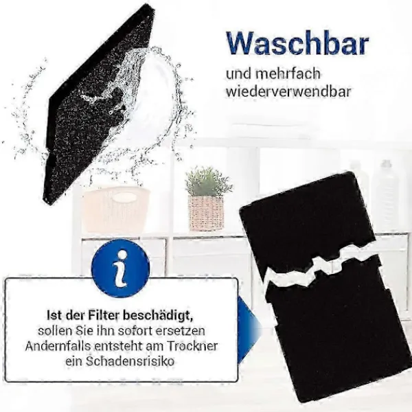 Torktumlare-2025 Beko Torktumlare Filter Ersättning 2964840100 för DE8635rx DS7512pa Torktumlare