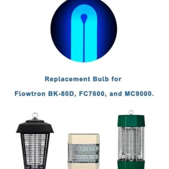 Skadedjur & Insekter-2025 BF150 Ersättningslampa Kompatibel med Flowtron BK-80D, MC9000, FC7600 och Stinger B4040 Insektsdödare, 12 tum FUL40T8/BL U-Typ Lampa för