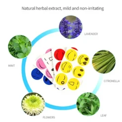 Skadedjur & Insekter-600 bitar Barn Vuxen Avvisande Klistermärken Mygga Naturlig Icke Giftig Ren Nödvändigt Camping Resor Plåster Pest Reject