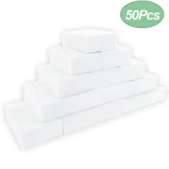 Svampar & Dukar-100 bitar Melamin Svamp Magic Sponge Radergummi Sudd Rengöring Rengöring Svampar för Kök Verktyg 10*6*2cm