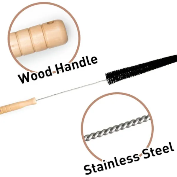 Torktumlare-2 borstar för avblockering av torktumlarventiler