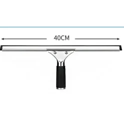 Fönsterrengöring-40 cm professionell fönsterraka, fönsterputs med flexibel R