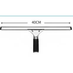 Fönsterrengöring-40 cm, Professionell Fönsterraka, Fönsterputsare med Flexibel R