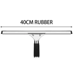 Fönsterrengöring-40 cm professionell fönsterskrapa, fönsterputsare, hushållsrengöringsskrapa, rengöringsskrapa för hushållsarbete, med flexibel R-FS-
