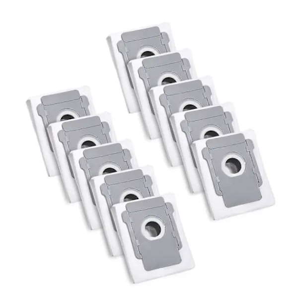 Dammsugare & Tillbehör-10 Dammsugarpåsar för iRobot Roomba i7 i7+ i3 i3+ i4 i4+ i6 i6+ j7 j7+ i8 i8+S9 S9+ E5 E6 E7 Clean Base, Ersättningsdammpåse för tillbehör