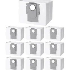 Dammsugare & Tillbehör-10 dammsugarpåsar tillbehör för Xiaomi Roborock S8+/s8 Pro Ultra S7 Maxv Ultra/s7 Pro Ultra/q7+/q7 Max+/q5+/t8