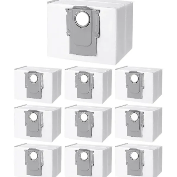 Dammsugare & Tillbehör-10 dammsugarpåsar tillbehör för Xiaomi Roborock S8+/s8 Pro Ultra S7 Maxv Ultra/s7 Pro Ultra/q7+/q7 Max+/q5+/t8