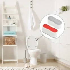 DAO Svampar & Dukar-8 Delar Toalettsits Bumpers Toalettsitskuddar 4521.7cm Universal Toalett S [DB]