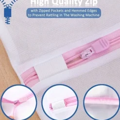 Tvättillbehör-2 delar tvättnät 90cm x 90cm Stor storlek Tvättsäck Tvätt