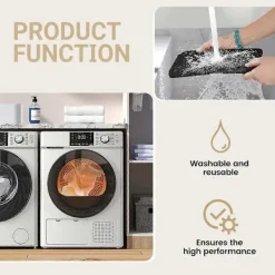 Torktumlare-8 Ersättningsfilter 2964840100 för Beko Torktumlare Värmepumpstumlare, Svampfilter för Beko Grundig Blom