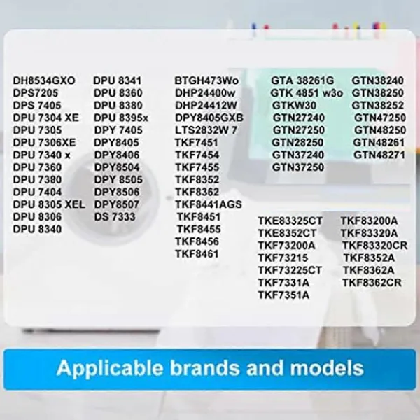 DAO Torktumlare-8 Ersättningsfilter 2964840100 för Torktumlare Värmepumpstumlare, Svampfilter för ElektraBregenz [DB]