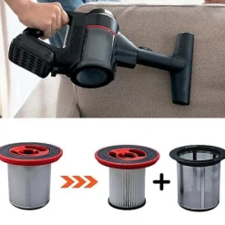 Dammsugare & Tillbehör-12040193 Ersättningsfilter för Bosch Unlimited Series 7 Sladdlös Dammsugare BKS711XXL BBS711W BBS712A BCS711GB