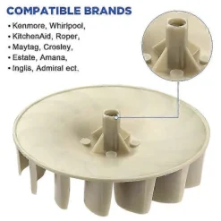 Torktumlare-694089 Fläkthjul för torktumlare, ersättningsfläkt för torktumlare kompatibel med de flesta torktumlare - Ersätter PS s202412121368