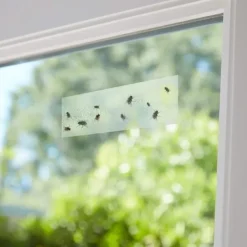 Skadedjur & Insekter-50 flugfångare med lim, transparenta fönsterremsor, 2-pack
