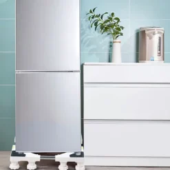 Tvättillbehör-12 Fots Tvättmaskin Bas Stativ Hållare Rack starkt lager för automatisk tvättmaskin