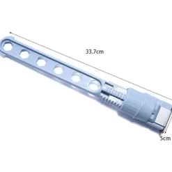 Tvättillbehör-5/6 Hål Fönster Klädhängare Klädställning BLÅ 6 HÅL 6 6 Holes-6 Holes
