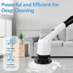 Fönsterrengöring-7 I 1 El rengöring borste fönster vägg rengöring elektrisk turbo skurborste