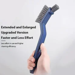 Fönsterrengöring-3 i 1 fönstergap rengöringsborste multifunktionell hård borste rengöringsborste för kök badrum väggkant hörn kakel smala fogar sprickor borste