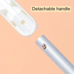 Fönsterrengöring-3 i 1 fönsterrengörare, fönsterrengöringsborste, fönsterrengöringsverktyg, glasskrapa, fönsterrengöringsverktyg, fönsterrengöringskit (vit)