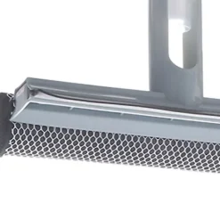 Fönsterrengöring-3 i 1 Fönsterskrapa Avtagbar Stång Duschglasskrapa med Vattensprayflaska Blå