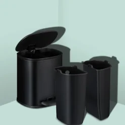 B2X Soptunnor-5 l badrumshink med 2 behållare