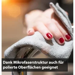 Svampar & Dukar-12 Mörkgråa Mikrofiberdukar för Rengöring Utan Ränder - 30 x 30 cm