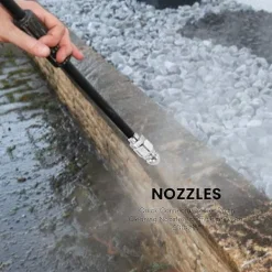 Högtryckstvättar-(4 munstycken per lot) Högtrycksspolningsmunstycke för avloppsrengöring, spolmunstycken