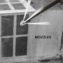 Högtryckstvättar-(4 munstycken per lot) Högtrycksspolningsmunstycke för avloppsrengöring, spolmunstycken