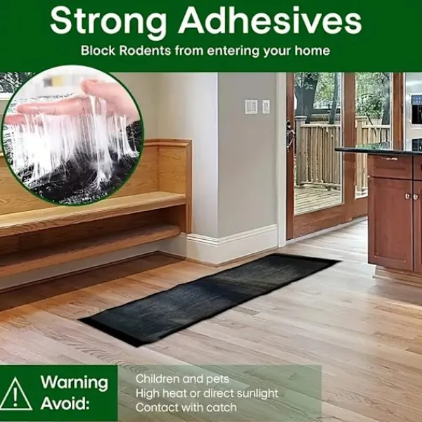 LBSS Skadedjur & Insekter-10/12/20 Pack Stickys musfälla för inomhus skärbara möss fångstfilt för bodar i vardagsrummet 20PCs