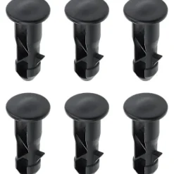 FMYSJ Soptunnor-3 Par Gångjärnsbultar Gångjärnsstift För Soptunna Lock Behållare Passar 240/120/100/60l Utomhus Sopkärl, 65mm X 18mm, Svart Plast (FMY)