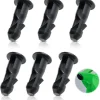 unbranded Soptunnor-3 Par Wheelie Bin Lock Pins, 67mm X 31mm Svart Plast Passar För 240l Hushållsavfallskärl