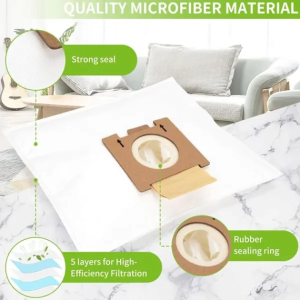 Dammsugare & Tillbehör-10 påsar till Hoover H81 Telios Extra dammsugare