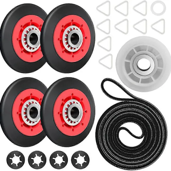 FMYSJ Torktumlare-4392067 Reparationssats för torktumlare för , , , Torktumlare Inkluderar WPW10314173 Trumrulle (FMY)