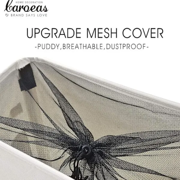 Tvättillbehör-22" Rullande Smalt Tvättkorg på Hjul Hög Smal Smutsig Tvättkorg Korg Hemmahörn Bin (Beige)