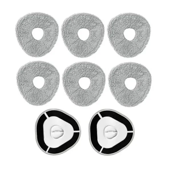 AcserGery Städmoppar-2025 Senaste Modell Ersättningskit för Narwal T10 J1 J2 Robotdammsugare Reservdelar Moppduk Moppningsmoduler