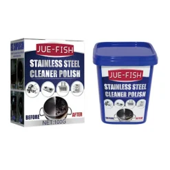 AcserGery Rengöringsmedel-2025 Senaste Modell Jue-Fish Rengöringskräm i Rostfritt Stål, Köksdekontamineringsmedel för Grytrost, Grytbotten, Spishäll Rengöring av Svarta Beläggningar | Fyndiq