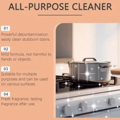 AcserGery Rengöringsmedel-2025 Senaste Modell Multifunktionell Rengöringskräm Kök Fett Multi-Effekt Rengöring För Att Avlägsna Smuts Och Lukt Rengöringskräm