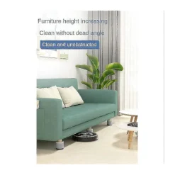 Skadedjur & Insekter-4 Set Möbler Sängförhöjare Kraftiga Runda Sänglyft Förhöjare Justerbar Höjd, för Bordsstolar Co