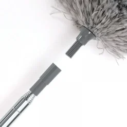 Svampar & Dukar-1 set ull dammvippa grå komplett set (1,4 meter), Färg: stil3