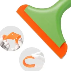 Fönsterrengöring-3 Silikonfönsterskrapor, Silikonfönsterskrapa, Liten storlek för bilskrapa