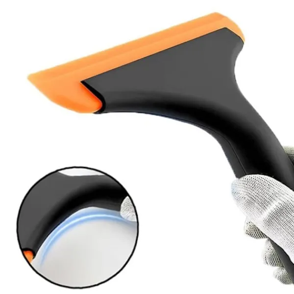 Fönsterrengöring-3 Silikonfönsterskrapor, Silikonfönsterskrapa, Liten storlek för bilskrapa