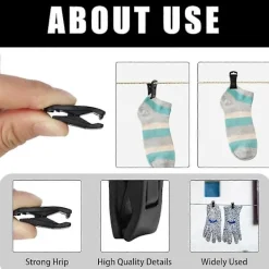 Tvättillbehör-50 Sock Clips För Tvättmaskin Och Torktumlare, Tvättklämmor, Strumpeklämmor, Handduksklämmor För Tvätt, Strumpeklämma [DB]