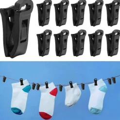 Tvättillbehör-50 Sock Clips För Tvättmaskin Och Torktumlare, Tvättklämmor, Strumpeklämmor, Handduksklämmor För Tvätt, Strumpeklämma [DB]