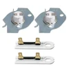 Torktumlare-4 st 3399848 & 694511 Termosäkring Kit Ersättning för Maytag Torktumlare