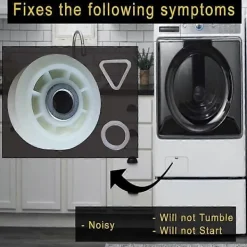 Torktumlare-10 ST 279640 Torktumlare Spännrulle Ersättning för & Torktumlare - Ersätter 3388672 697692 AP3094197 W104680