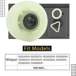 Torktumlare-10 ST 279640 Torktumlare Spännrulle Ersättning för & Torktumlare - Ersätter 3388672 697692 AP3094197 W104680