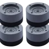 Tvättillbehör-4 st Anti-vibrationsdynor Universal Tvättmaskin Anti-vibrationsdynor Fot Stabilisator Sockel För Tvättmaskin Kylskåp