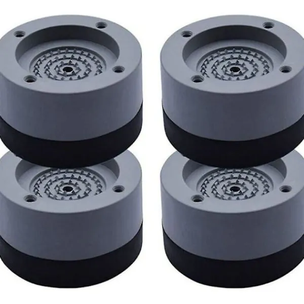 Tvättillbehör-4 st Anti-vibrationsdynor Universal Tvättmaskin Anti-vibrationsdynor Fot Stabilisator Sockel För Tvättmaskin Kylskåp